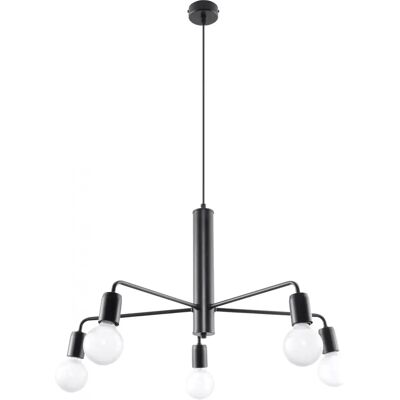 Lumes Regulowany żyrandol w stylu loftowym 5X E758 F1-T16 Lumes Regulowany żyrandol w stylu loftowym 5X E758 F1-T16