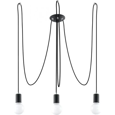 Lumes Industrialny żyrandol 3 klosze W8-A20 Lumes Industrialny żyrandol 3 klosze W8-A20