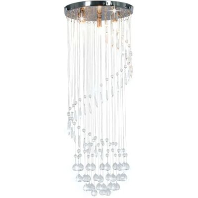 Lumes Lampa sufitowa kryształowa spirala - 11X EX161 N2-G73 Lumes Lampa sufitowa kryształowa spirala - 11X EX161 N2-G73