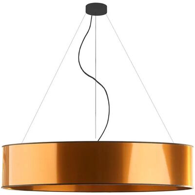 Lumes Miedziana lampa wisząca z dużym abażurem 100 cm 18X EX326 G6-N27 Lumes Miedziana lampa wisząca z dużym abażurem 100 cm 18X EX326 G6-N27
