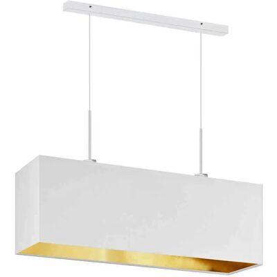 Lumes Lampa wisząca glamour nad stół na białym stelażu - H5-N48 Lumes Lampa wisząca glamour nad stół na białym stelażu - H5-N48