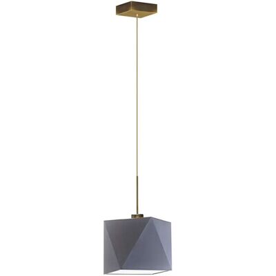 Lumes Nowoczesna lampa wisząca na złotym stelażu - M8-D53 Lumes Nowoczesna lampa wisząca na złotym stelażu - M8-D53