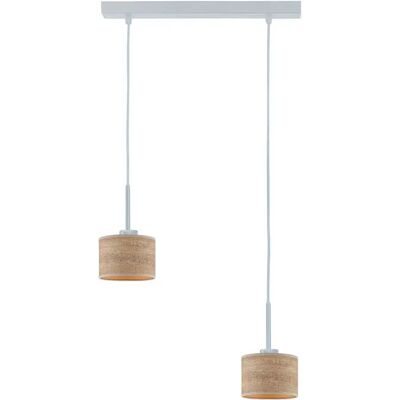 Lumes Lampa wisząca w stylu boho na srebrnym stelażu H5-S54 Lumes Lampa wisząca w stylu boho na srebrnym stelażu H5-S54