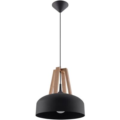 Lumes Czarna industrialna lampa wisząca - EX516 T0-R82 Lumes Czarna industrialna lampa wisząca - EX516 T0-R82