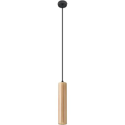 Lumes Drewniana podłużna lampa wisząca - 2S EX547 E4-A93 Lumes Drewniana podłużna lampa wisząca - 2S EX547 E4-A93