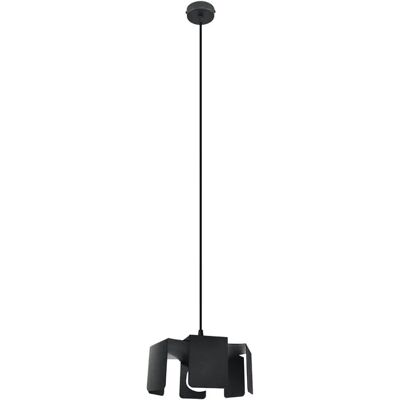 Lumes Czarna lampa wisząca industrialna EX584 H1-Z53 Lumes Czarna lampa wisząca industrialna EX584 H1-Z53