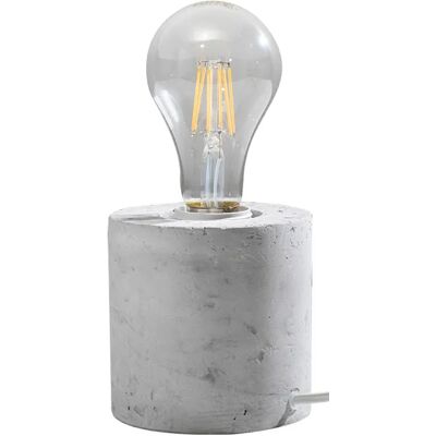 Lumes Betonowa lampka biurkowa w stylu loftowym - 7X EX586 W9-G31 Lumes Betonowa lampka biurkowa w stylu loftowym - 7X EX586 W9-G31