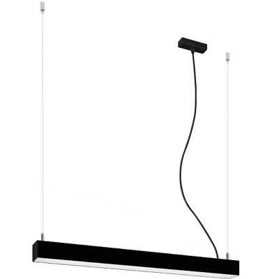 Lumes Czarna liniowa lampa wisząca LED 3000 K F8-P81 Lumes Czarna liniowa lampa wisząca LED 3000 K F8-P81
