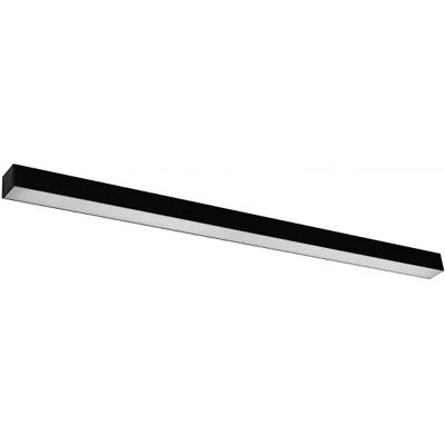 Lumes Czarny liniowy kinkiet LED biurowy 3000 K - EX633 K3-S68 Lumes Czarny liniowy kinkiet LED biurowy 3000 K - EX633 K3-S68