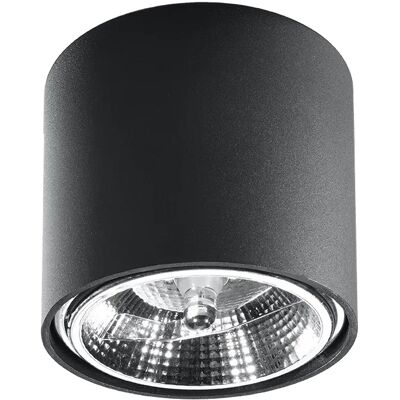 Lumes Czarny industrialny plafon LED tuba - 5X EX655 K6-R06 Lumes Czarny industrialny plafon LED tuba - 5X EX655 K6-R06