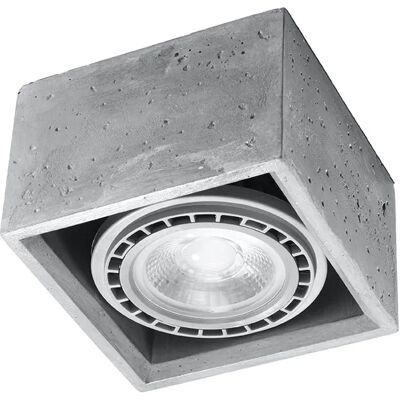 Lumes Szary industrialny plafon kwadratowy - EX678 B7-R31 Lumes Szary industrialny plafon kwadratowy - EX678 B7-R31