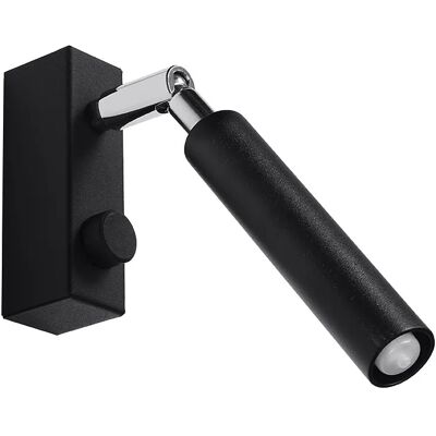Lumes Czarny regulowany kinkiet industrialny - 5X EX718 B3-G39 Lumes Czarny regulowany kinkiet industrialny - 5X EX718 B3-G39
