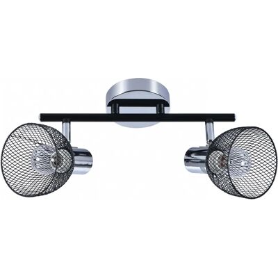 Lumes Nowoczesna lampa sufitowa z siatkowymi kloszami - EX788 S9-M85 Lumes Nowoczesna lampa sufitowa z siatkowymi kloszami - EX788 S9-M85