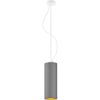 Lumes Lampa wisząca tuba glamour na białym stelażu - T0-A91 Lumes Lampa wisząca tuba glamour na białym stelażu - T0-A91