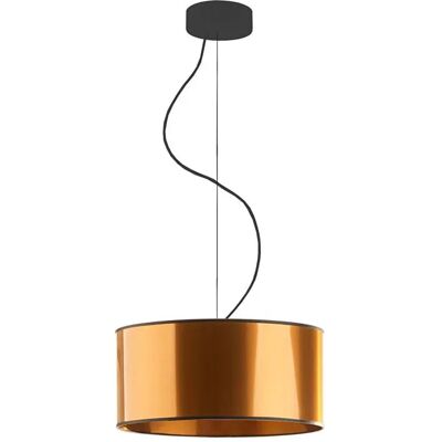 Lumes Miedziany żyrandol z okrągłym abażurem 30 cm - EX853 E7-L40 Lumes Miedziany żyrandol z okrągłym abażurem 30 cm - EX853 E7-L40