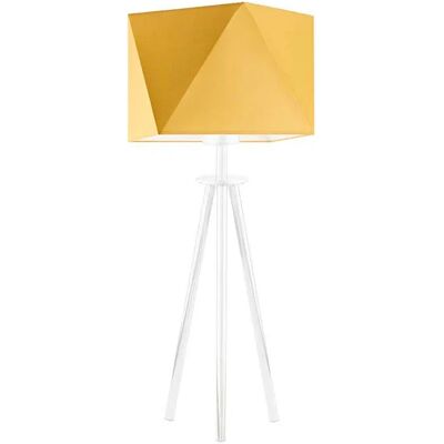 Lumes Lampka stołowa trójnóg na białym stelażu - C5-H72 Lumes Lampka stołowa trójnóg na białym stelażu - C5-H72