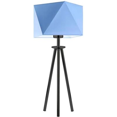 Lumes Geometryczna lampka stołowa na czarnym stelażu - P0-L36 Lumes Geometryczna lampka stołowa na czarnym stelażu - P0-L36