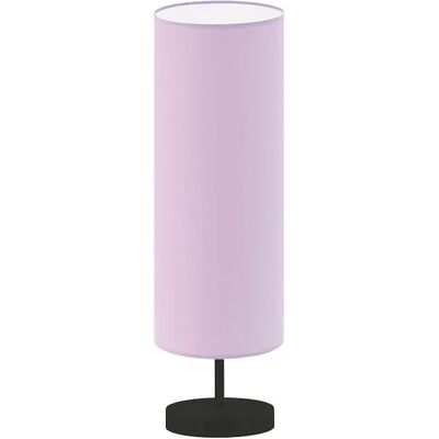 Lumes Lampka nocna walec na czarnym stelażu - A2-N17 Lumes Lampka nocna walec na czarnym stelażu - A2-N17
