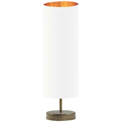 Lumes Lampa stołowa walec na złotym stelażu - L2-M08 Lumes Lampa stołowa walec na złotym stelażu - L2-M08