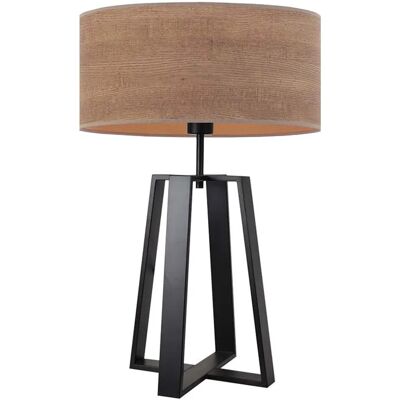 Lumes Loftowa lampka nocna na czarnym stelażu - L0-S91 Lumes Loftowa lampka nocna na czarnym stelażu - L0-S91