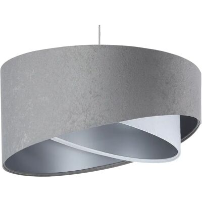 Lumes Szara asymetryczna lampa wisząca - 4X EX979 N9-D28 Lumes Szara asymetryczna lampa wisząca - 4X EX979 N9-D28