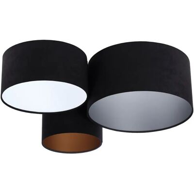 Lumes Czarny potrójny plafon welurowy Z6-C26 Lumes Czarny potrójny plafon welurowy Z6-C26