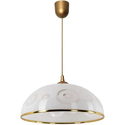 Lumes Biało Złota Lampa Wisząca Do Kuchni K6-T17 Lumes Biało Złota Lampa Wisząca Do Kuchni K6-T17