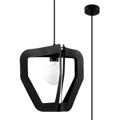 Lumes Czarna industrialna lampa wisząca M2-G35 Lumes Czarna industrialna lampa wisząca M2-G35