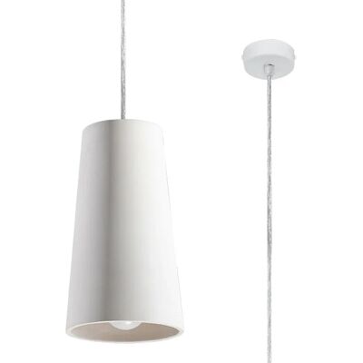 Lumes Biała stożkowa lampa wisząca D4-P85 Lumes Biała stożkowa lampa wisząca D4-P85