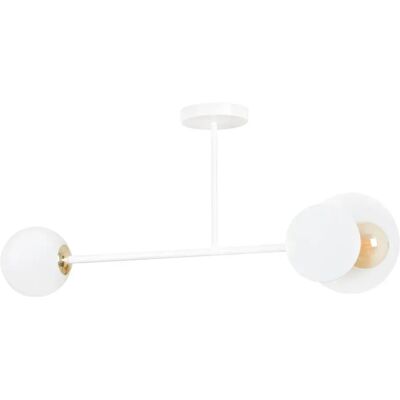 Lumes Biała nowoczesna lampa sufitowa - 7X D007 M6-S42 Lumes Biała nowoczesna lampa sufitowa - 7X D007 M6-S42