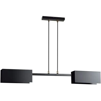 Lumes Czarna nowoczesna lampa wisząca - 15X D018 T0-R55 Lumes Czarna nowoczesna lampa wisząca - 15X D018 T0-R55