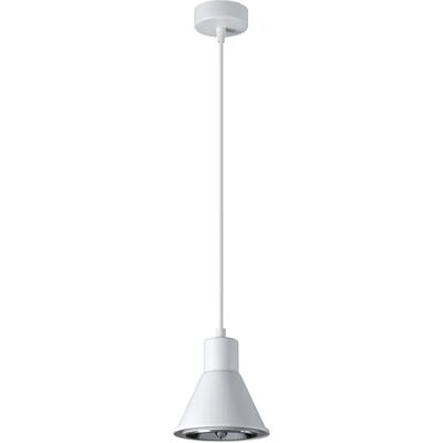 Lumes Biała punktowa lampa wisząca loft - S170 B7-K58 Lumes Biała punktowa lampa wisząca loft - S170 B7-K58