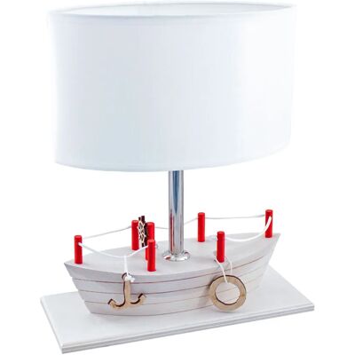 Lumes Bielona lampka nocna dla dzieci statek - 4X S184 T2-R98 Lumes Bielona lampka nocna dla dzieci statek - 4X S184 T2-R98