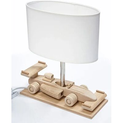 Lumes Biała lampka nocna dla dzieci wyścigówka - S191 M3-R21 Lumes Biała lampka nocna dla dzieci wyścigówka - S191 M3-R21