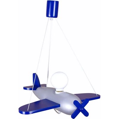 Lumes Granatowa dziecięca lampa wisząca samolot - S201 C7-F33 Lumes Granatowa dziecięca lampa wisząca samolot - S201 C7-F33