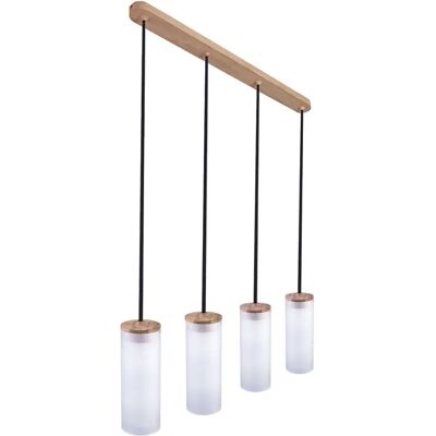 Lumes Czarna nowoczesna lampa wisząca nad wyspę - 12X S239 T3-B40 Lumes Czarna nowoczesna lampa wisząca nad wyspę - 12X S239 T3-B40