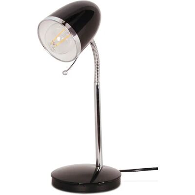 Lumes Czarna lampka biurkowa z ruchomym przegubem - S272 K6-H75 Lumes Czarna lampka biurkowa z ruchomym przegubem - S272 K6-H75