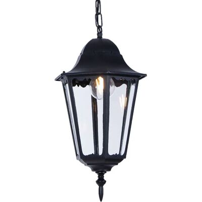 Lumes Czarna Lampa Wisząca Ogrodowa Retro M2-K39 Lumes Czarna Lampa Wisząca Ogrodowa Retro M2-K39