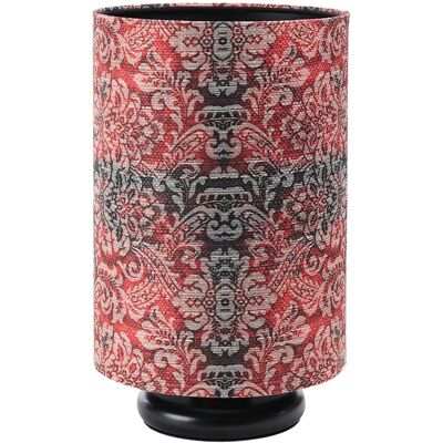 Lumes Czarno-czerwona lampka nocna tuba - 7X S377 S7-K98 Lumes Czarno-czerwona lampka nocna tuba - 7X S377 S7-K98