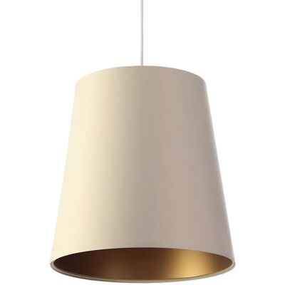 Lumes Kremowo-złota elegancka lampa wisząca glamour H1-K09 Lumes Kremowo-złota elegancka lampa wisząca glamour H1-K09