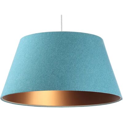 Lumes Niebiesko-miedziana lampa wisząca stożek - S410 G7-M76 Lumes Niebiesko-miedziana lampa wisząca stożek - S410 G7-M76