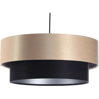 Lumes Kremowo-czarna podwójna lampa nad stół - 4X S414 G3-C08 Lumes Kremowo-czarna podwójna lampa nad stół - 4X S414 G3-C08