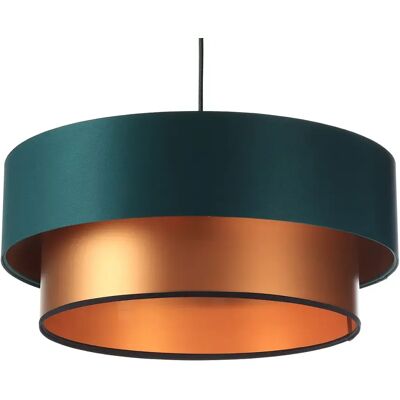 Lumes Miedziano-zielona lampa wisząca podwójna - S417 D6-W92 Lumes Miedziano-zielona lampa wisząca podwójna - S417 D6-W92