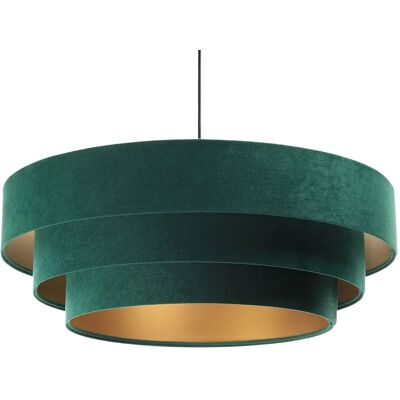 Lumes Zielona lampa wisząca glamour nad stół - 10X S441 B7-F58 Lumes Zielona lampa wisząca glamour nad stół - 10X S441 B7-F58