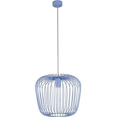 Lumes Niebieska druciana lampa wisząca młodzieżowa - 3X S547 E2-W89 Lumes Niebieska druciana lampa wisząca młodzieżowa - 3X S547 E2-W89