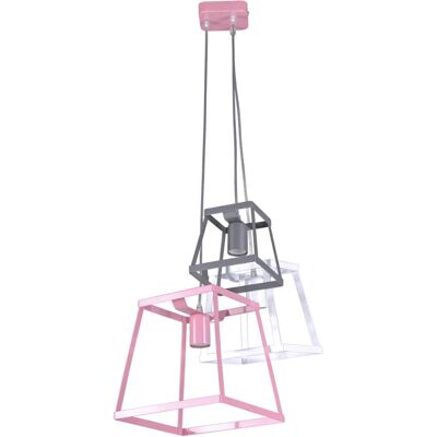 Lumes Dziecięca lampa wisząca geometryczna - 4X S553 T7-B84 Lumes Dziecięca lampa wisząca geometryczna - 4X S553 T7-B84