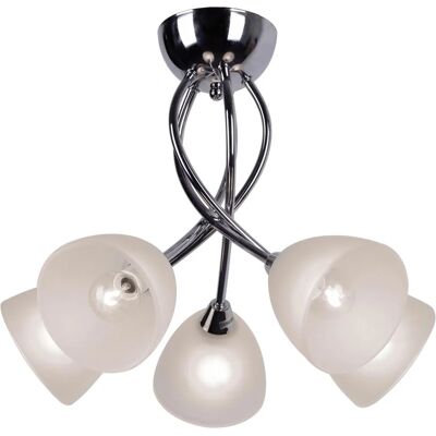Lumes Chromowany klasyczny żyrandol do salonu K8-W99 Lumes Chromowany klasyczny żyrandol do salonu K8-W99