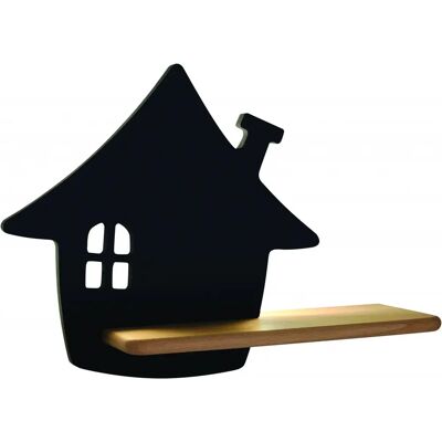 Lumes Czarny dziecięcy kinkiet wiszący z półką - 3X K023 T9-A17 Lumes Czarny dziecięcy kinkiet wiszący z półką - 3X K023 T9-A17