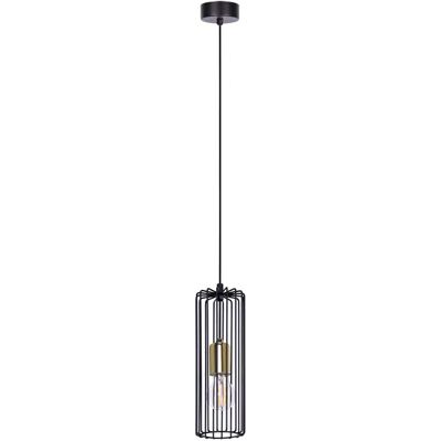 Lumes Czarno-złota lampa wisząca nad wyspę - 4X S774 E0-K97 Lumes Czarno-złota lampa wisząca nad wyspę - 4X S774 E0-K97
