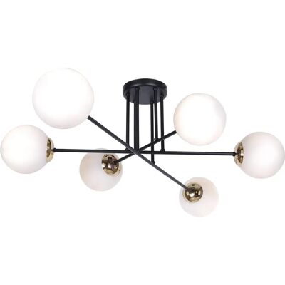 Lumes Duża lampa sufitowa w stylu glamour S848 A2-S29 Lumes Duża lampa sufitowa w stylu glamour S848 A2-S29